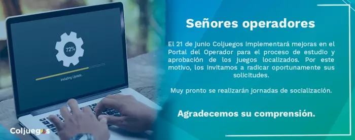 Mejoras en el portal del operador